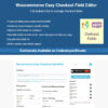 پلاگین ووکامرس Easy Checkout Field Editor