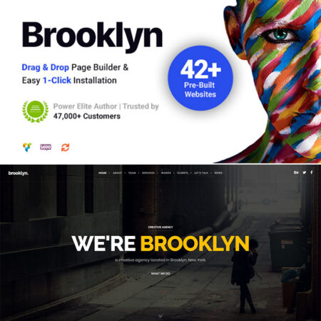 قالب وردپرس Brooklyn