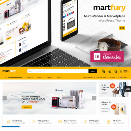 قالب ووکامرس Martfury