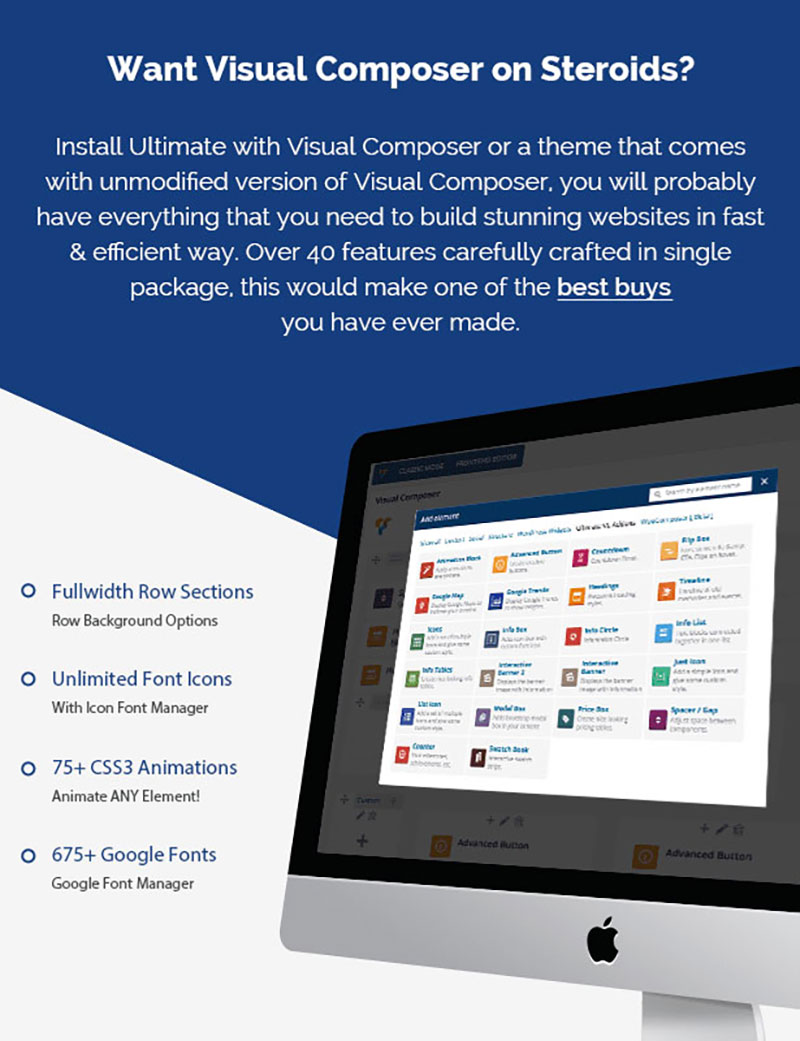 پلاگین وردپرس Ultimate Addons for WPBakery Page Builder نسخه 3.19.8 - Image 2