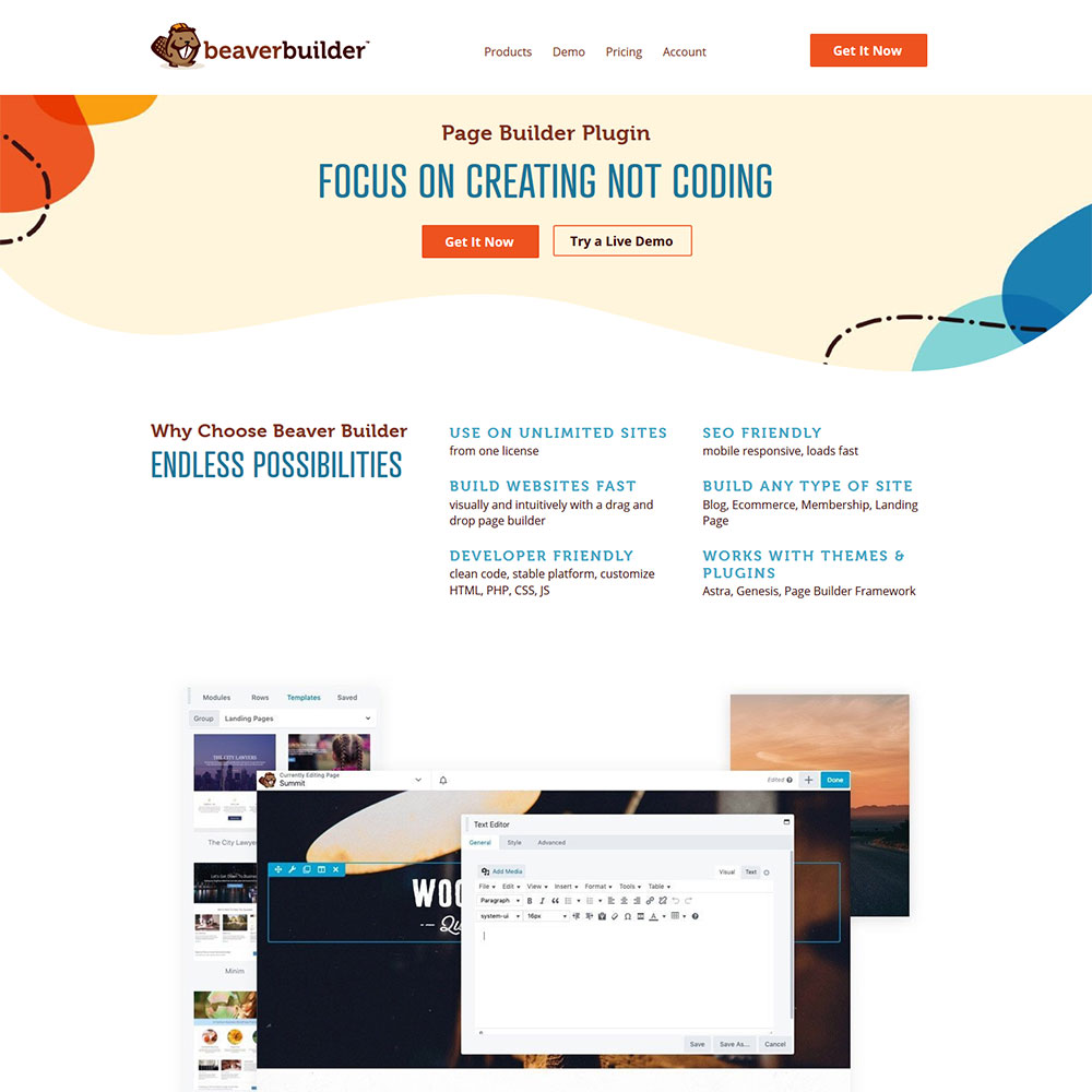 پلاگین وردپرس Beaver Builder Pro