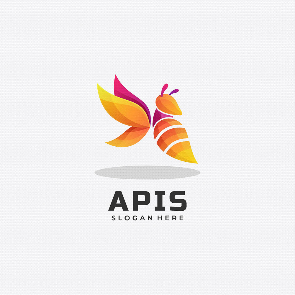 لوگوهای رنگی طرح Gradient