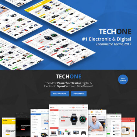 قالب فروشگاهی اپن کارت TechOne